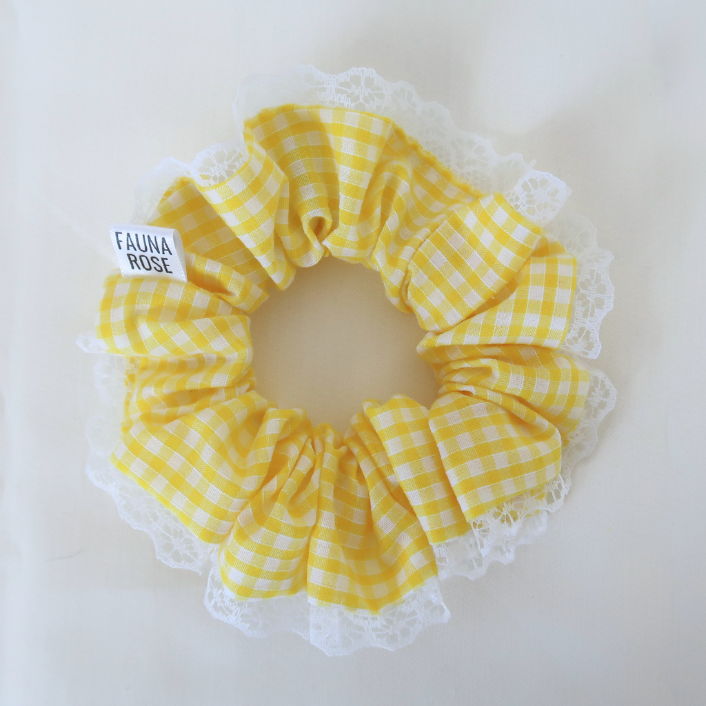 Rae Lace Detail Scrunchie