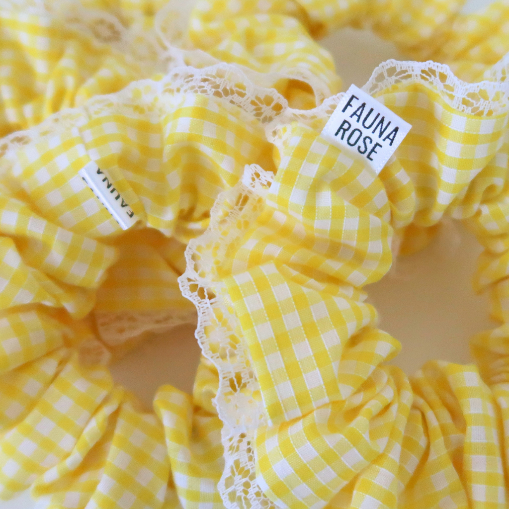 Rae Lace Detail Scrunchie