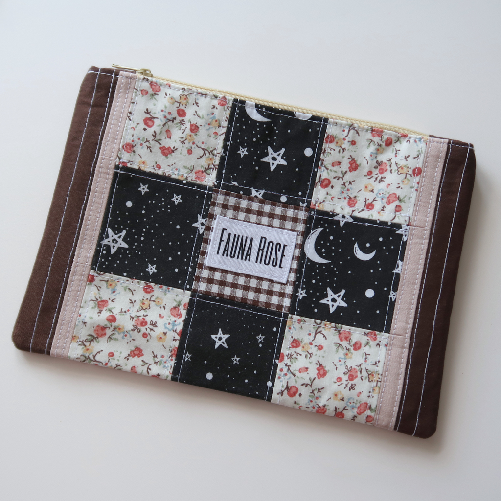 Dakota - Small Patchwork Zipper Pouch