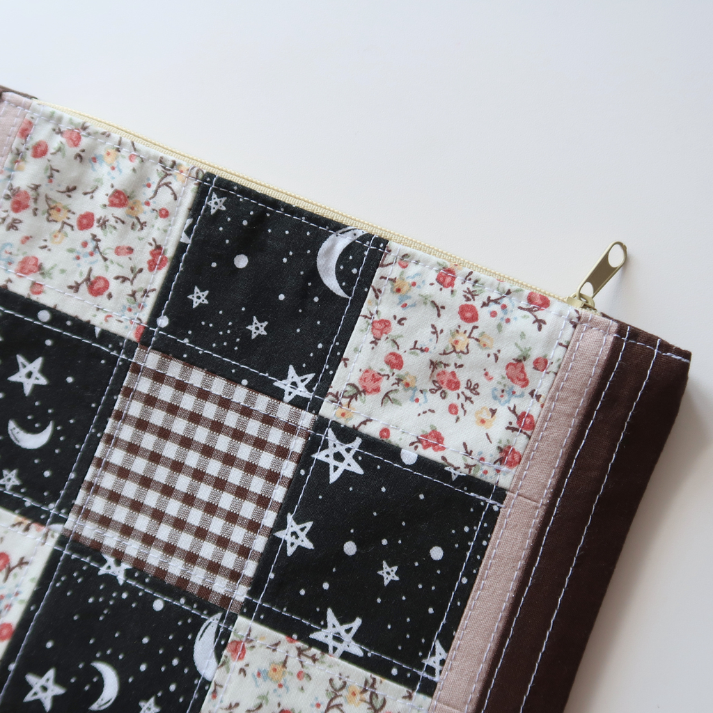 Dakota - Small Patchwork Zipper Pouch