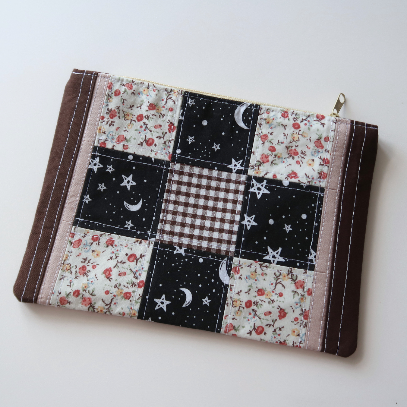 Dakota - Small Patchwork Zipper Pouch