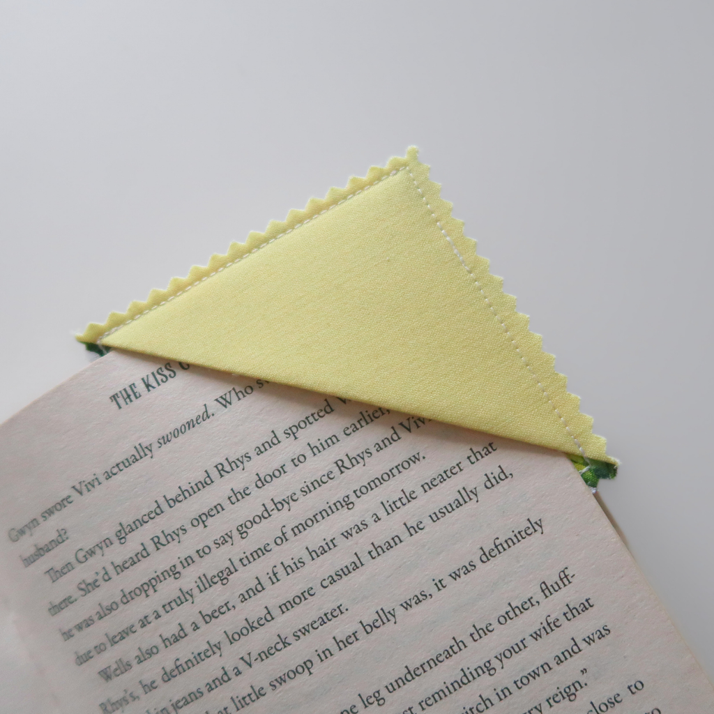 Yellow Corner Bookmarks