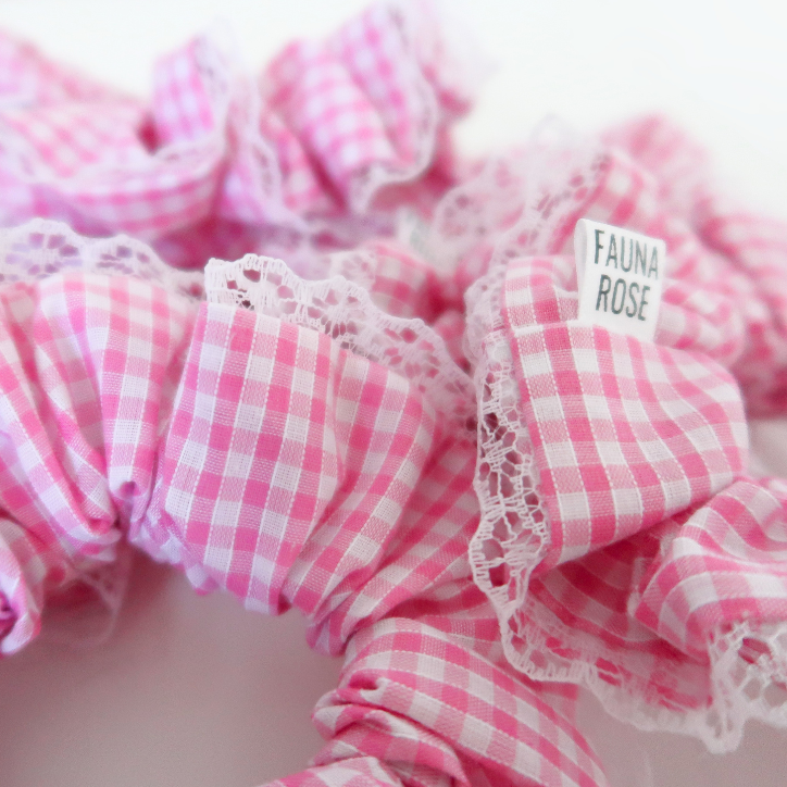 Rosalie Lace Detail Scrunchie