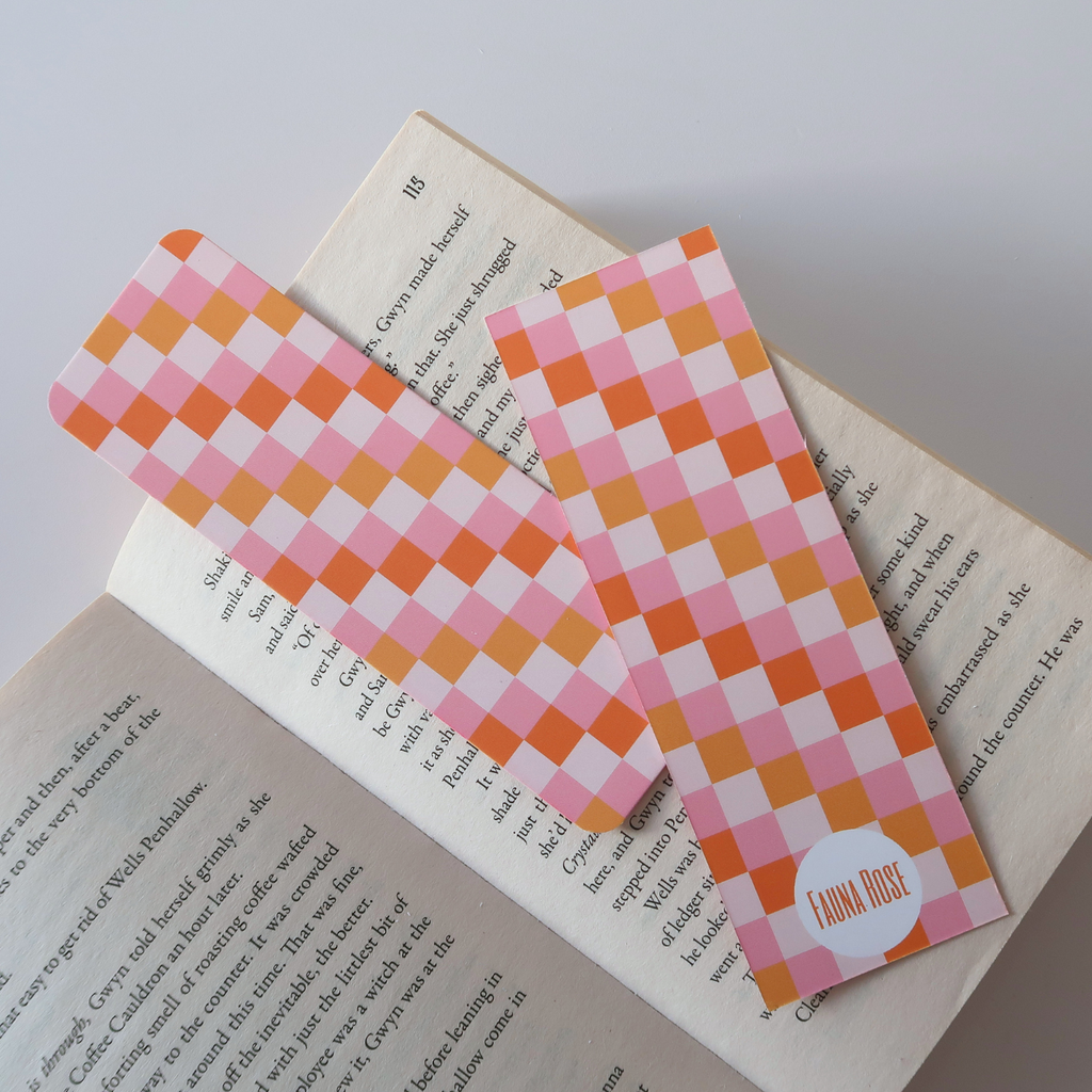 Fun Checkerboard Bookmark