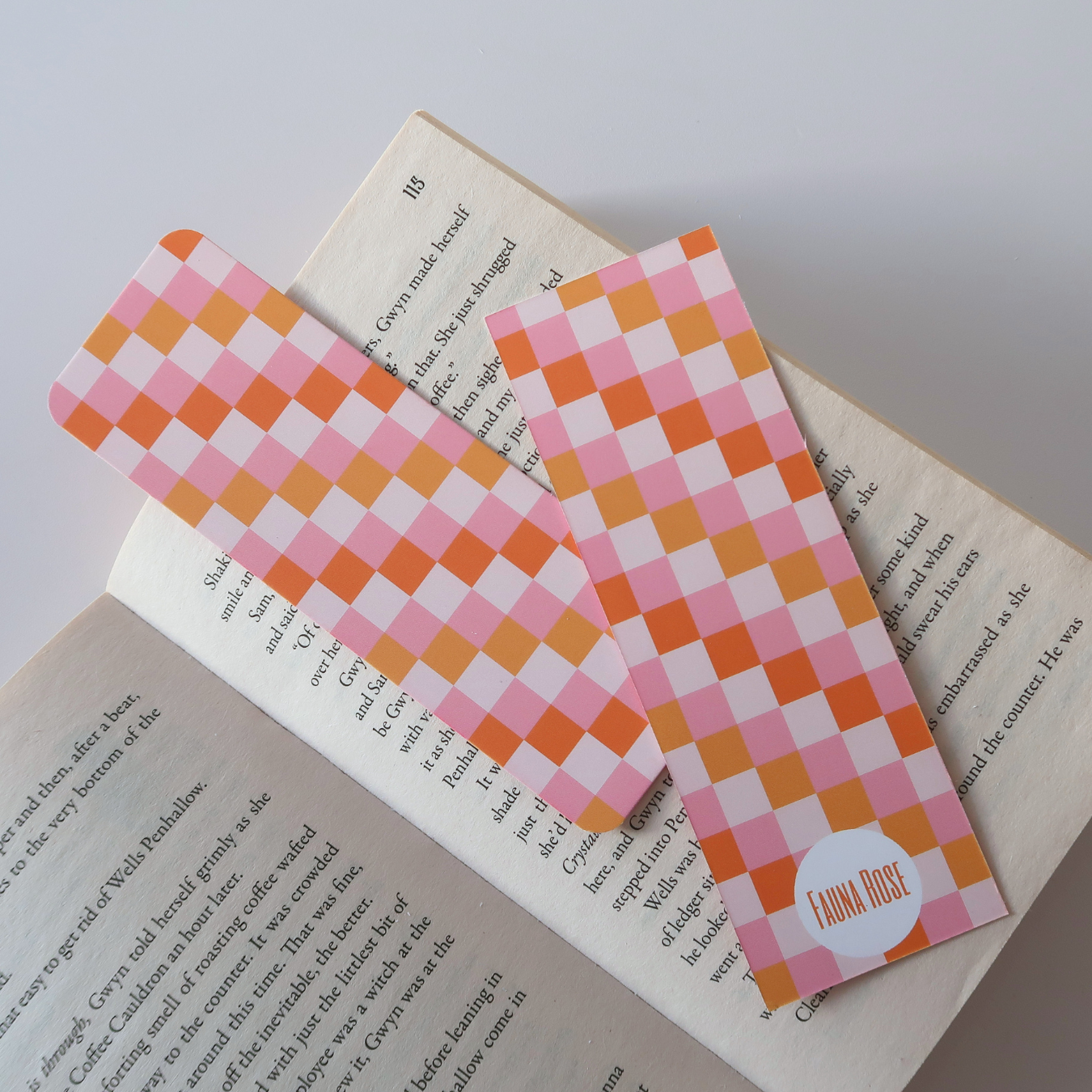Fun Checkerboard Bookmark