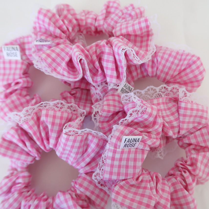 Rosalie Lace Detail Scrunchie