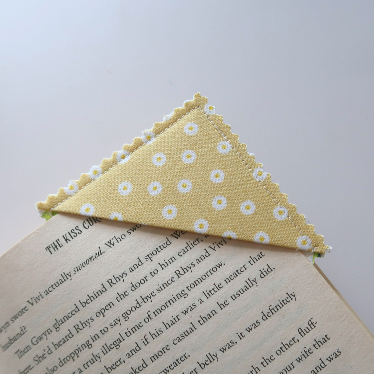Yellow Corner Bookmarks