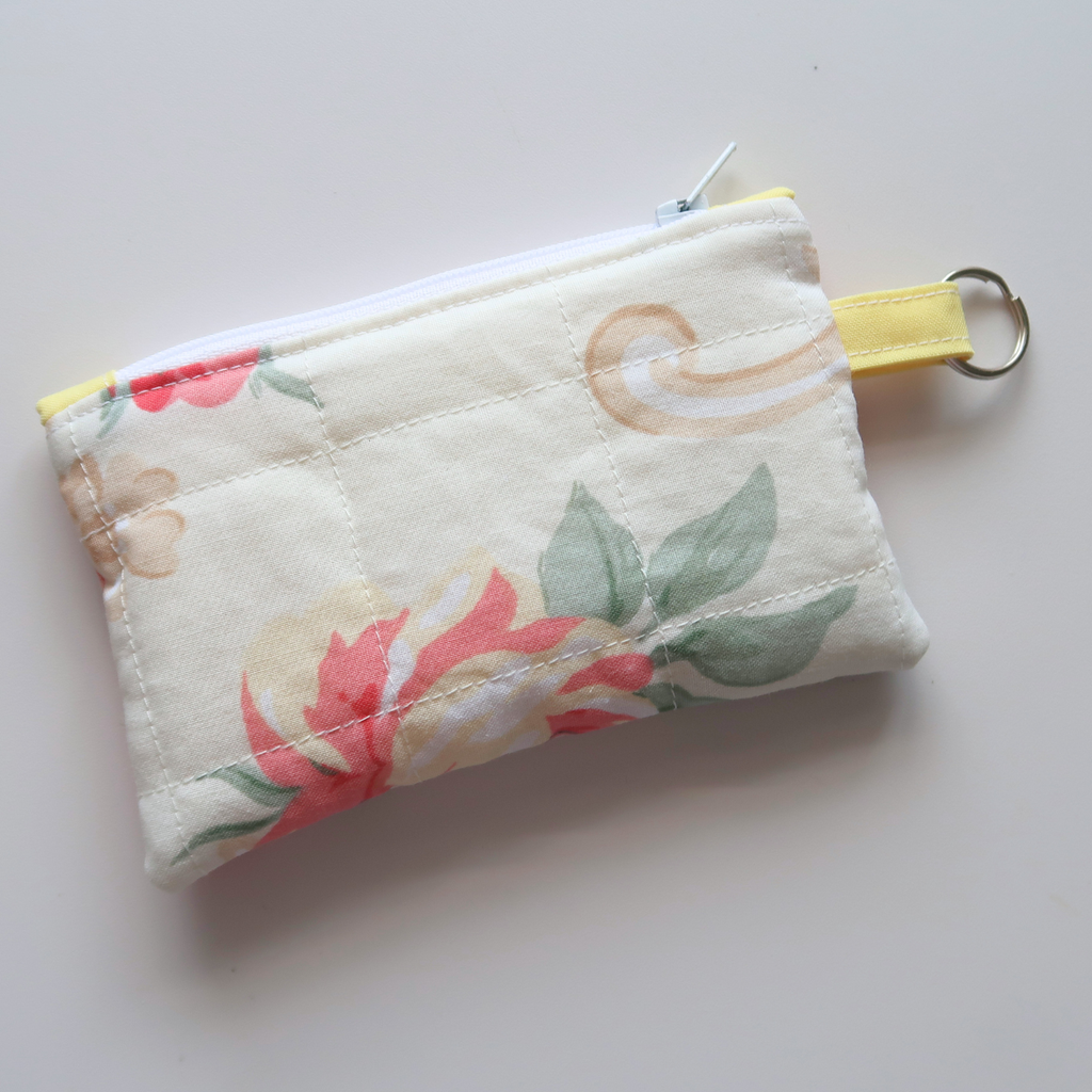 Summer Rose Tote Bag & Matching Mini Coin Pouch