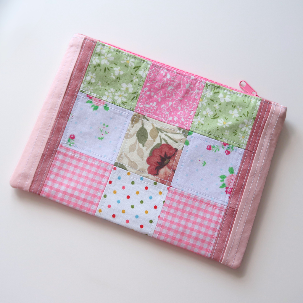Meadow - Small Patchwork Zipper Pouch