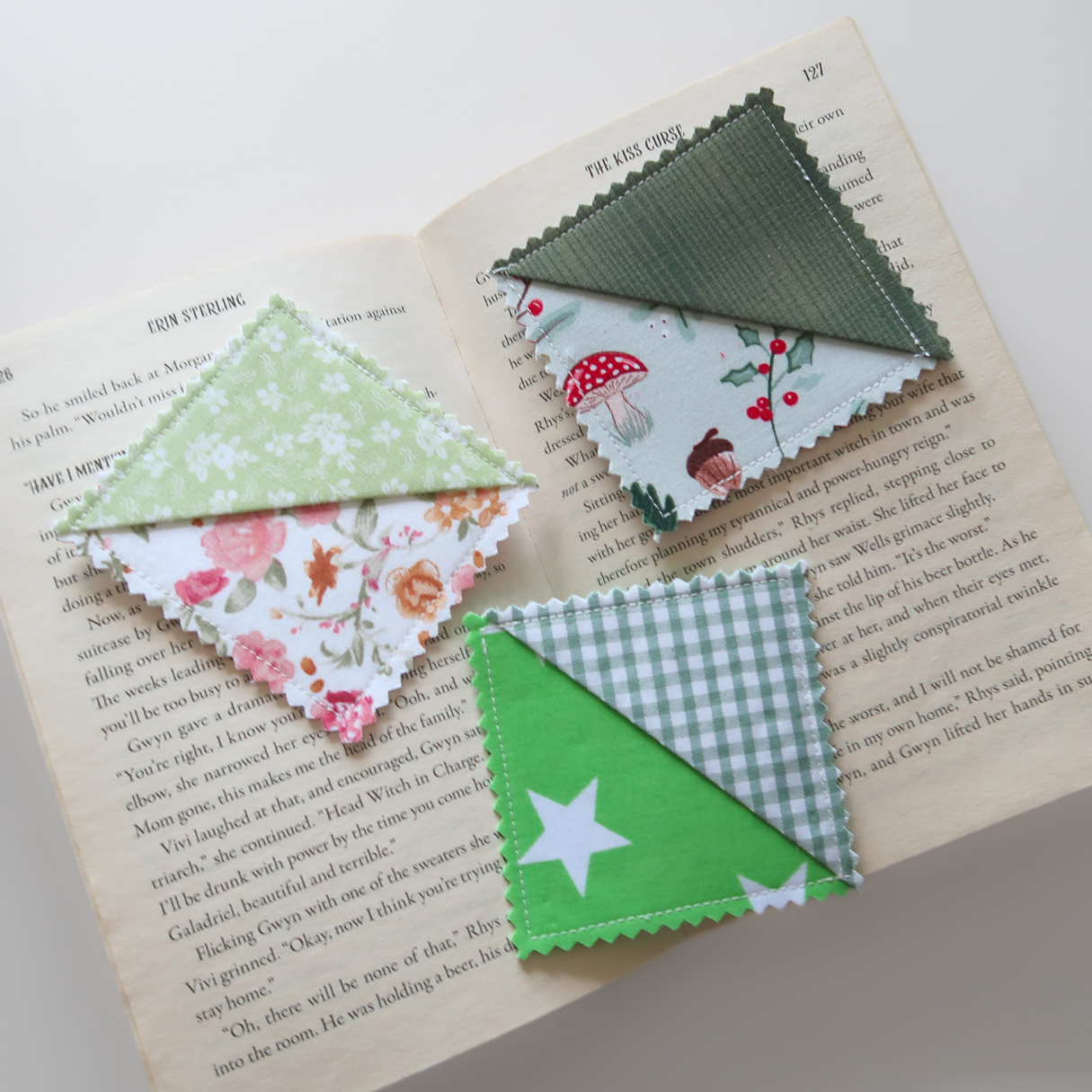 Green Corner Bookmarks