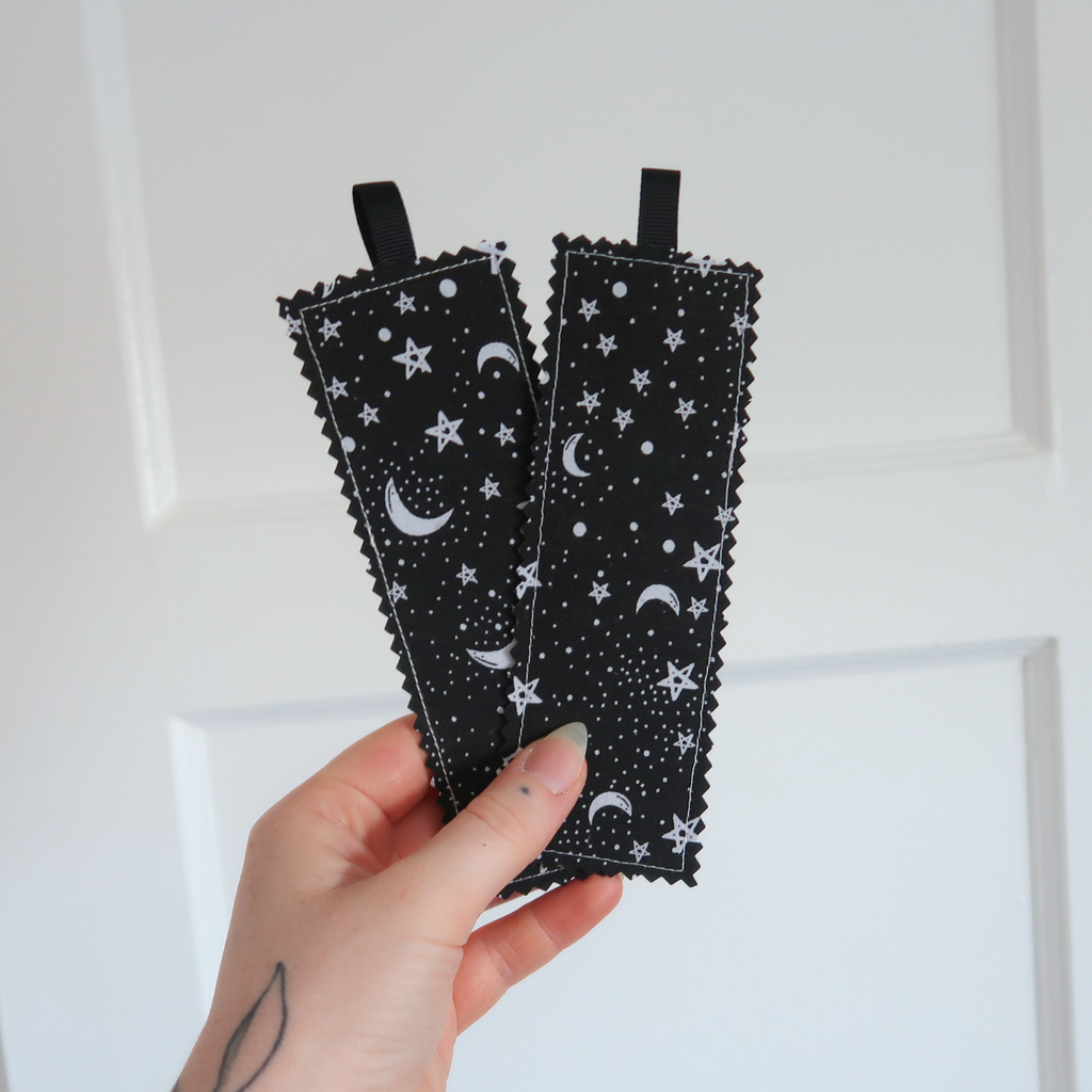 Moody Fabric Bookmark