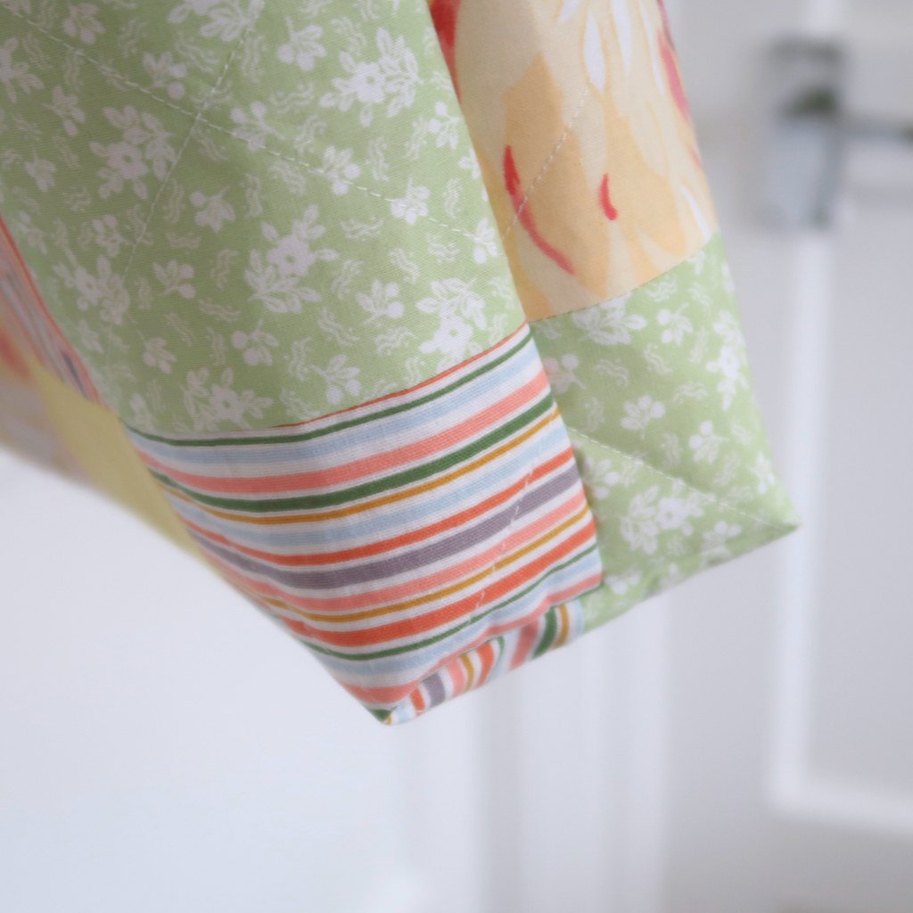 Summer Rose Tote Bag & Matching Mini Coin Pouch
