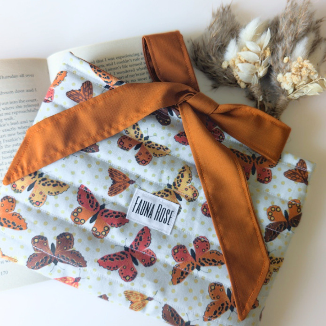 Autumnal Butterfly Book Sleeve - Medium