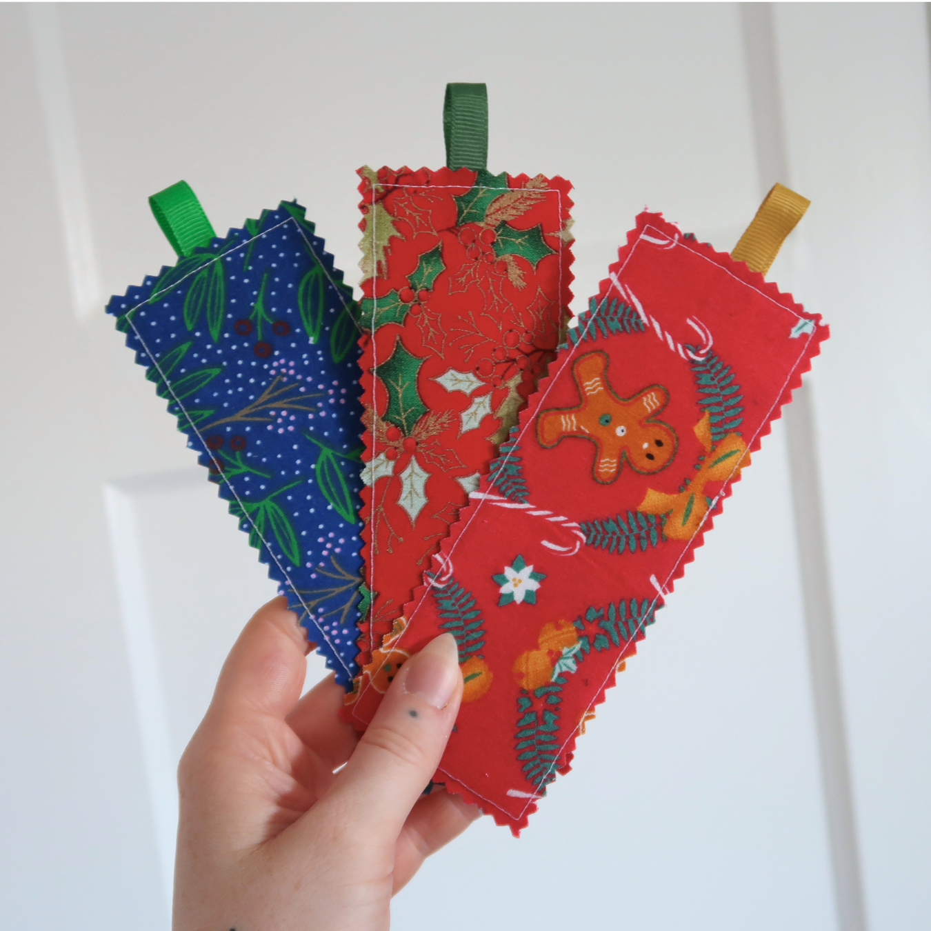 Christmas Fabric Bookmark