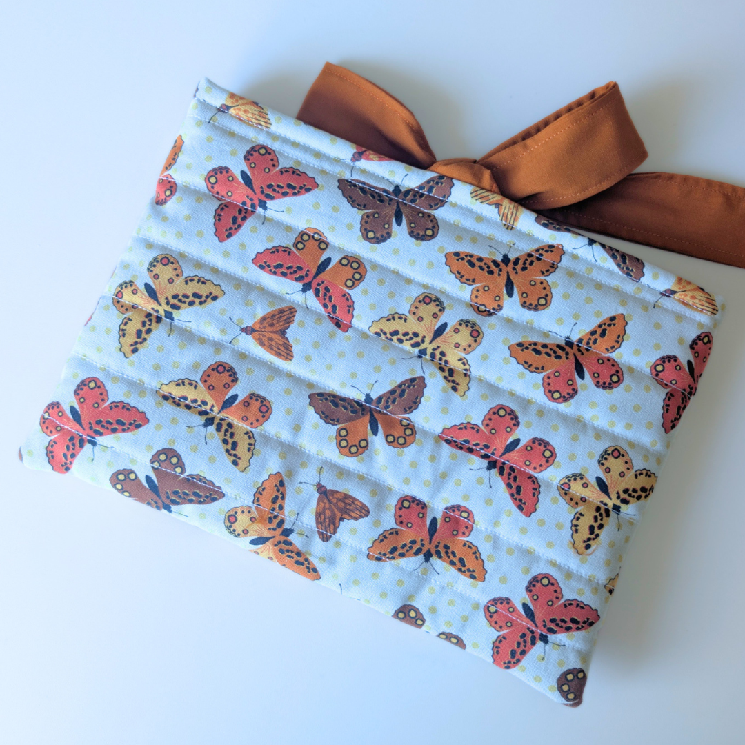 Autumnal Butterfly Book Sleeve - Medium