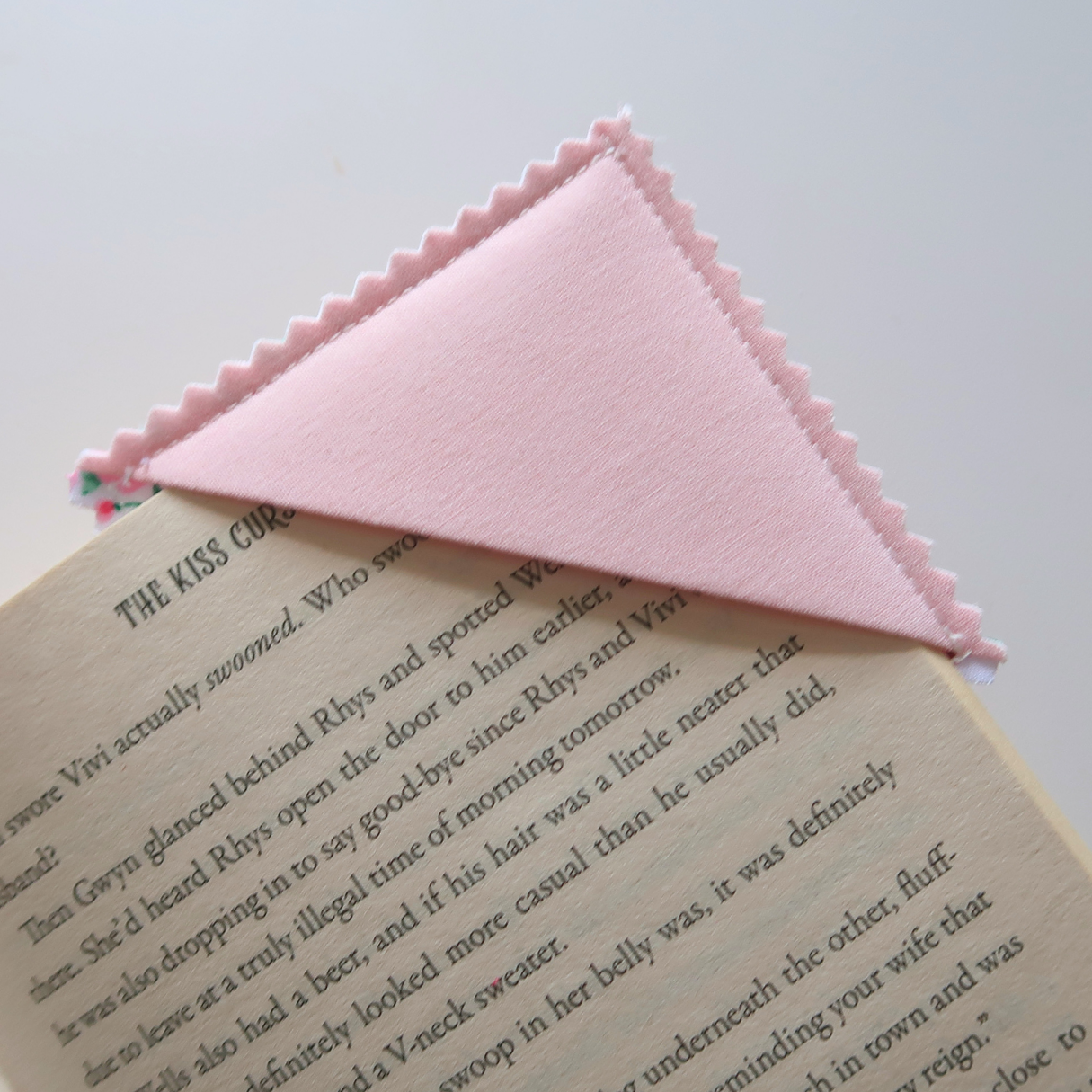 Pink Corner Bookmarks