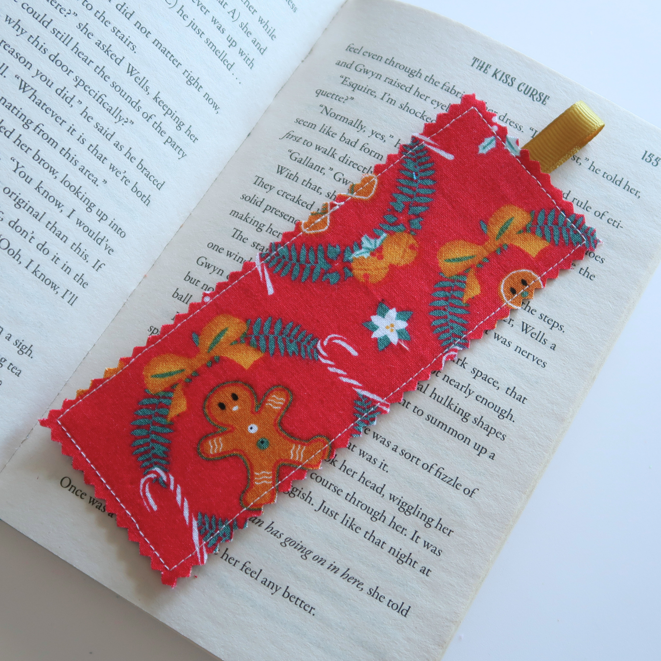 Christmas Fabric Bookmark