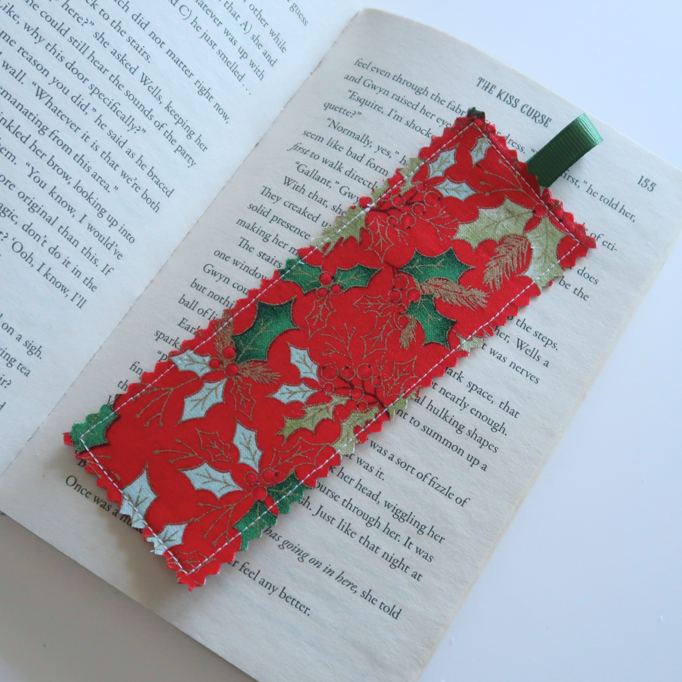 Christmas Fabric Bookmark