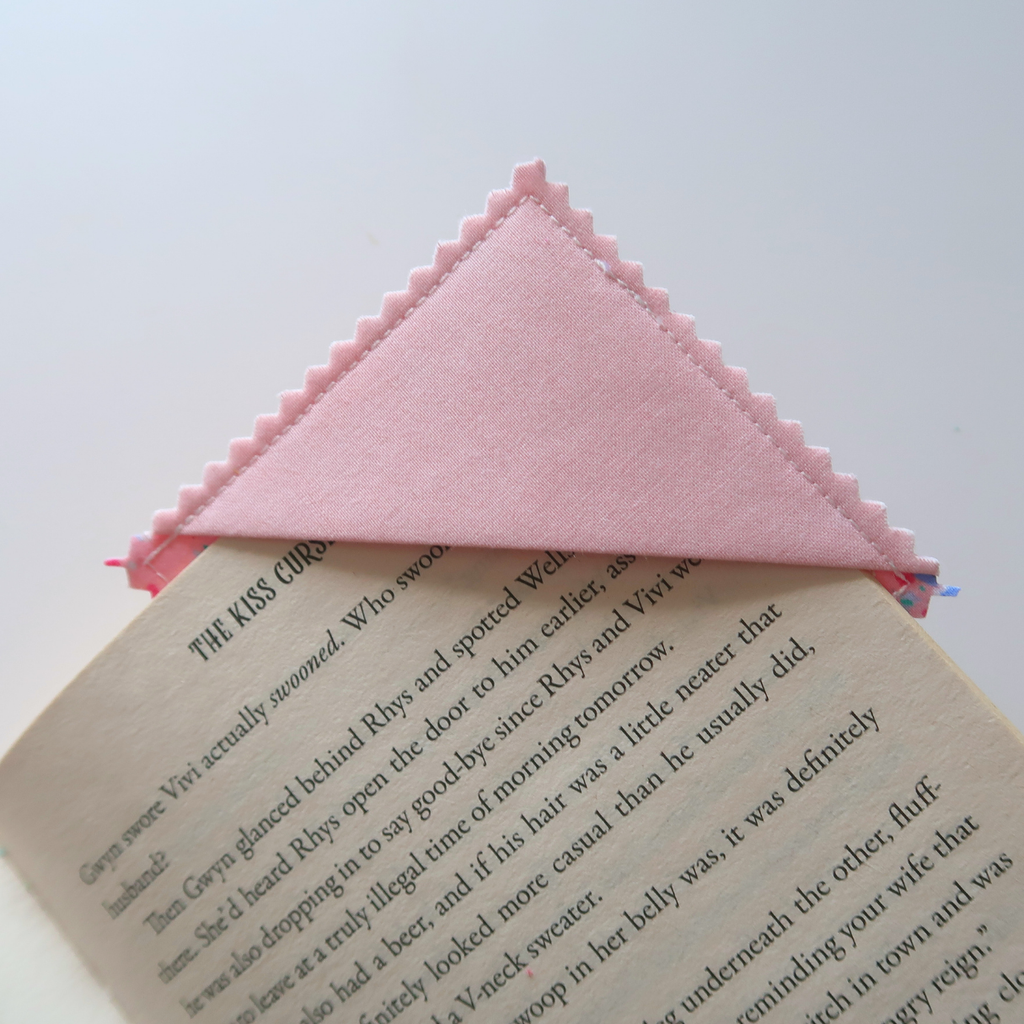 Pink Corner Bookmarks