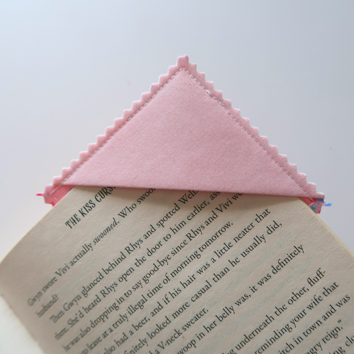 Pink Corner Bookmarks