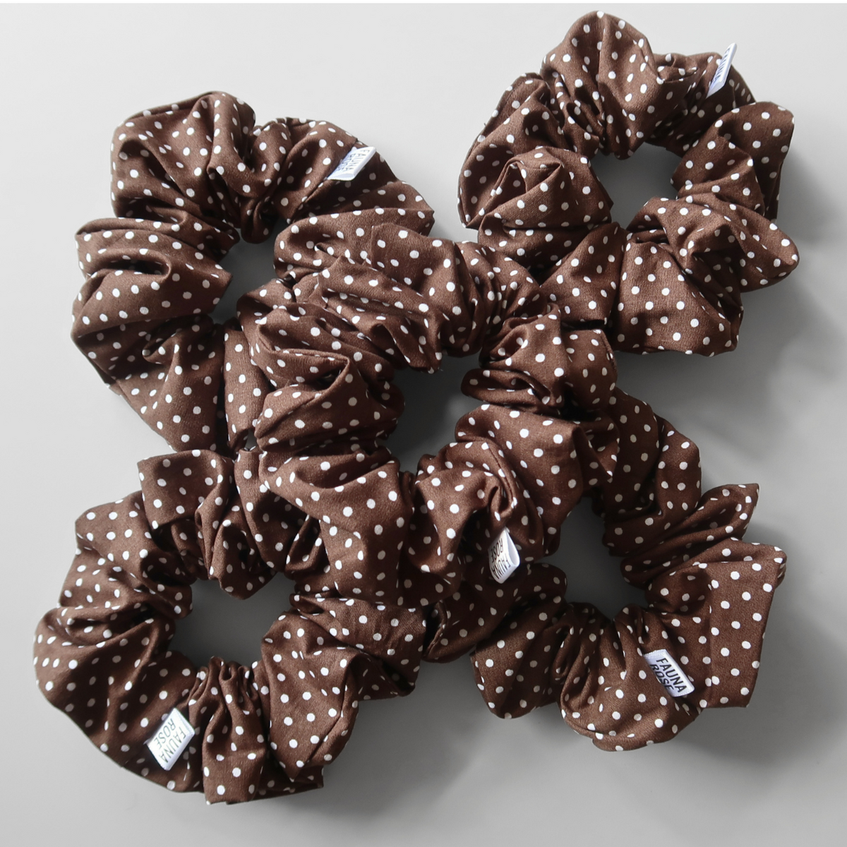Polka Dot Mini Scrunchies