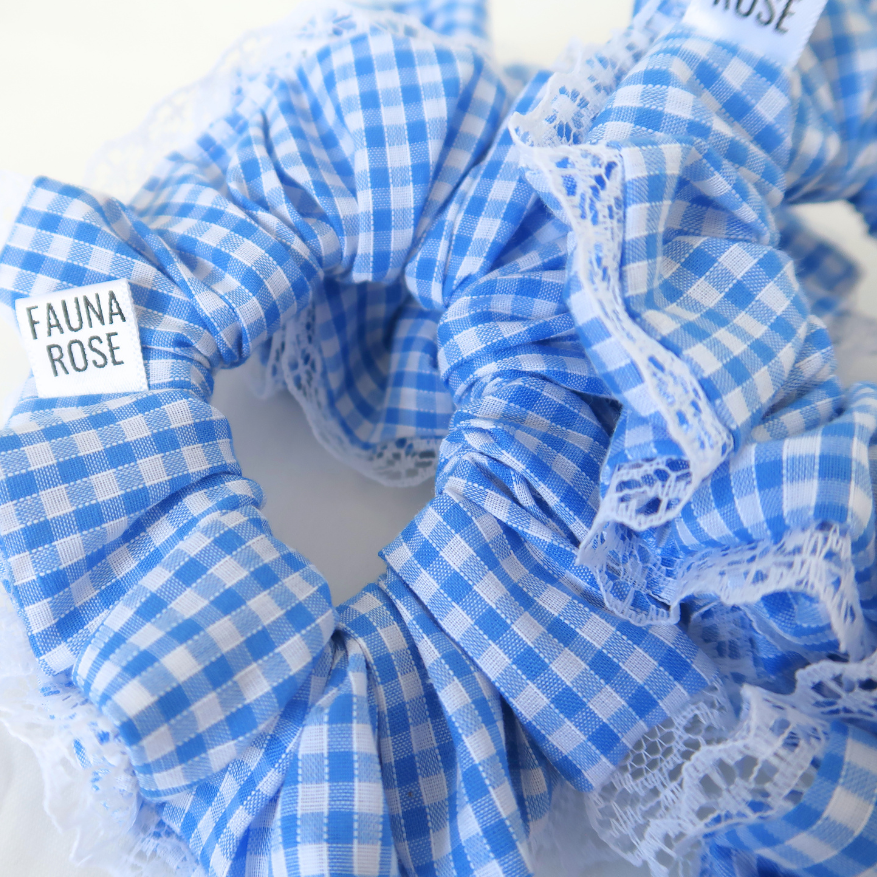 River Lace Detail Scrunchie