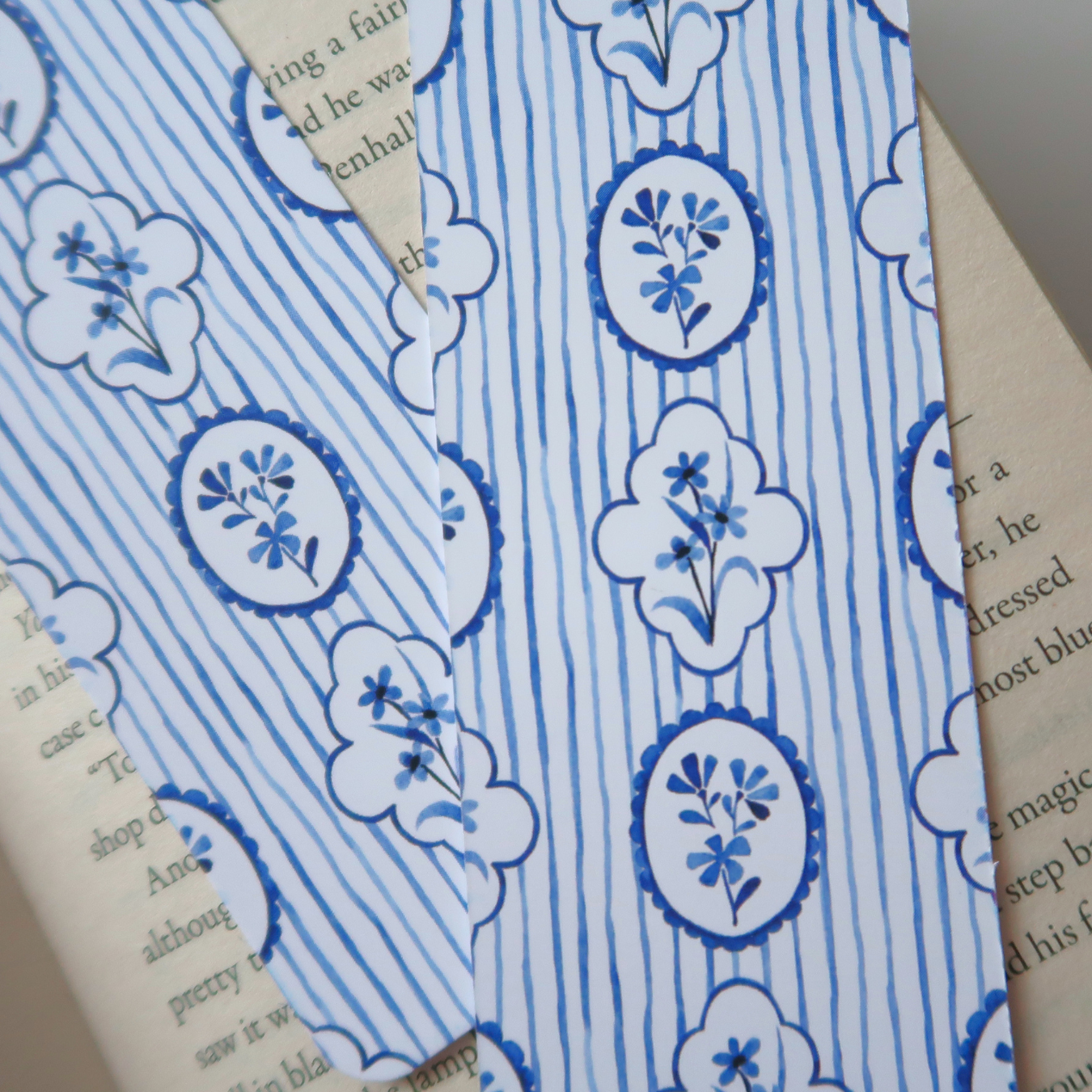 Floral Cameo Bookmark