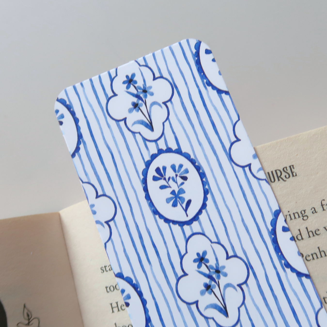 Floral Cameo Bookmark