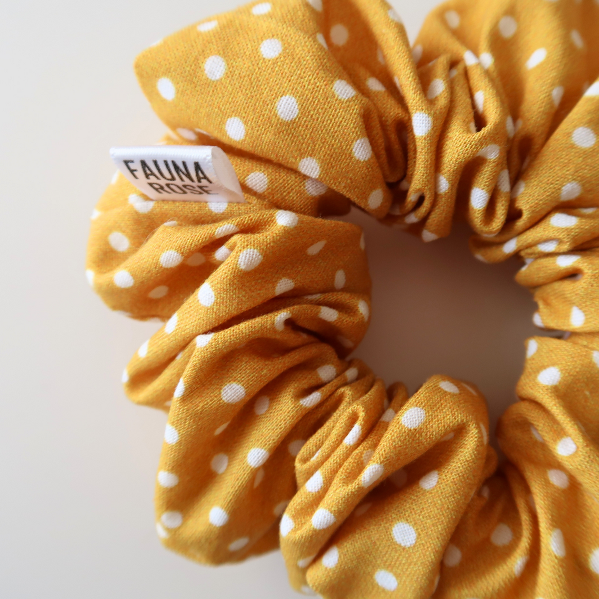 Polka Dot Mini Scrunchies