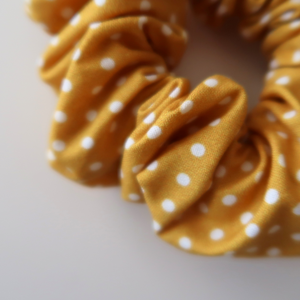 Polka Dot Mini Scrunchies