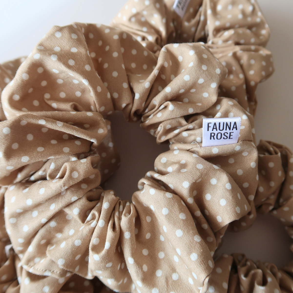 Polka Dot Mini Scrunchies