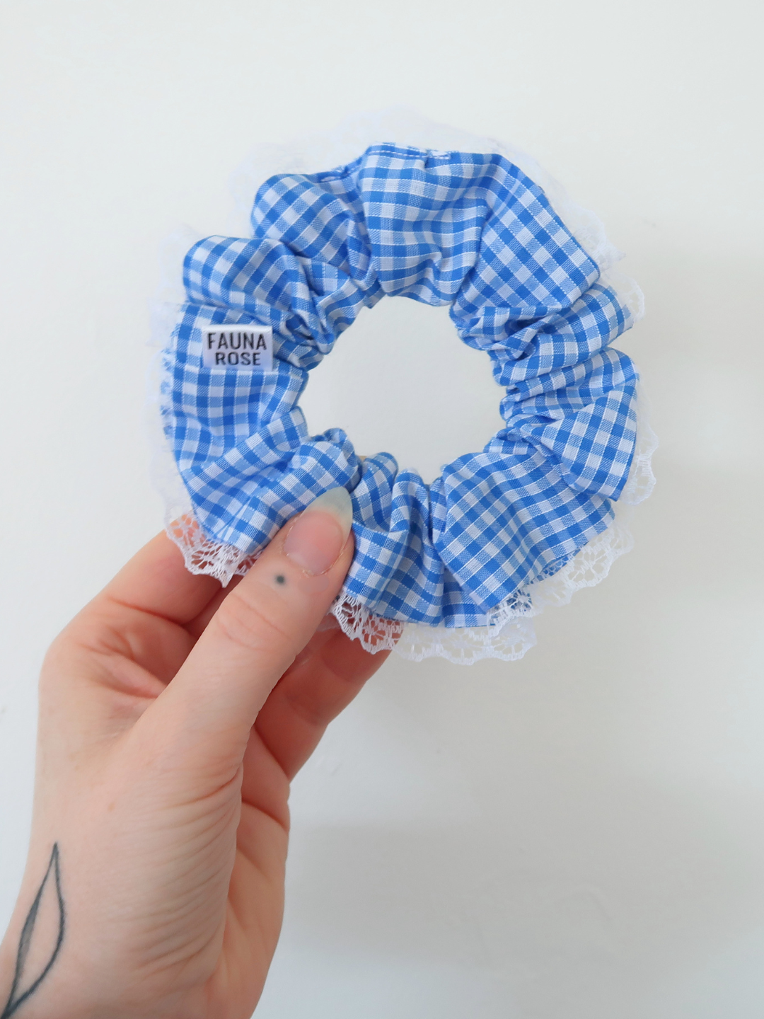 River Lace Detail Scrunchie