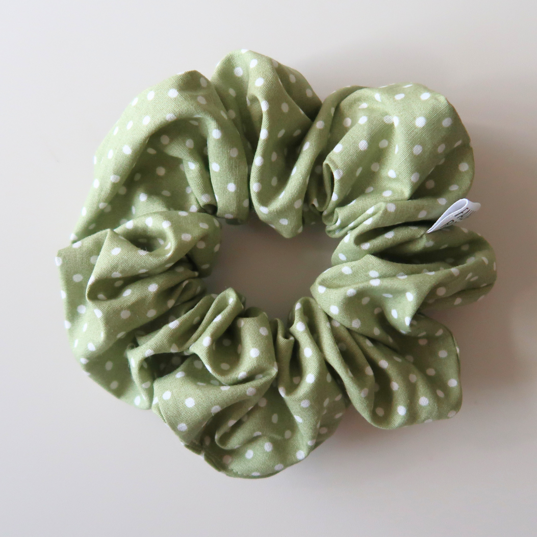 Polka Dot Mini Scrunchies