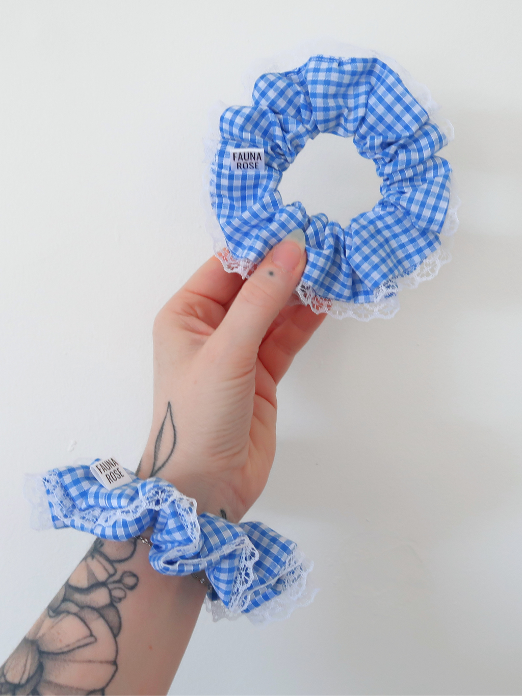 River Lace Detail Scrunchie