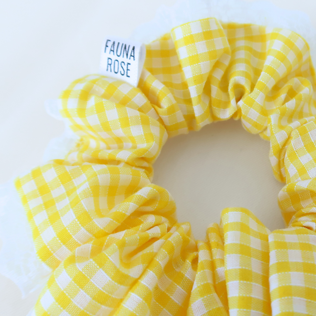 Rae Lace Detail Scrunchie