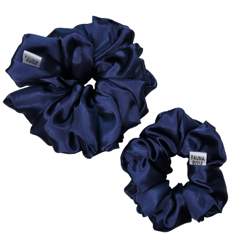 Sapphire Scrunchie XL + Mini
