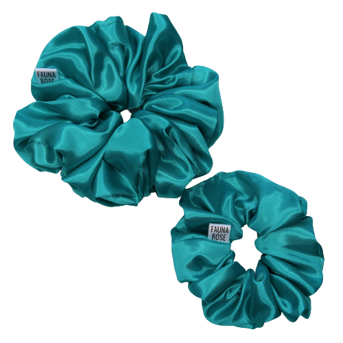 Aqua Scrunchie XL + Mini