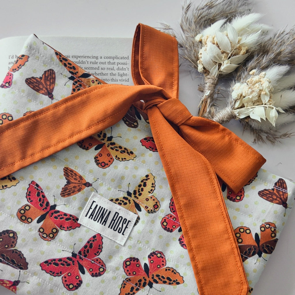 Autumnal Butterfly Book Sleeve - Medium