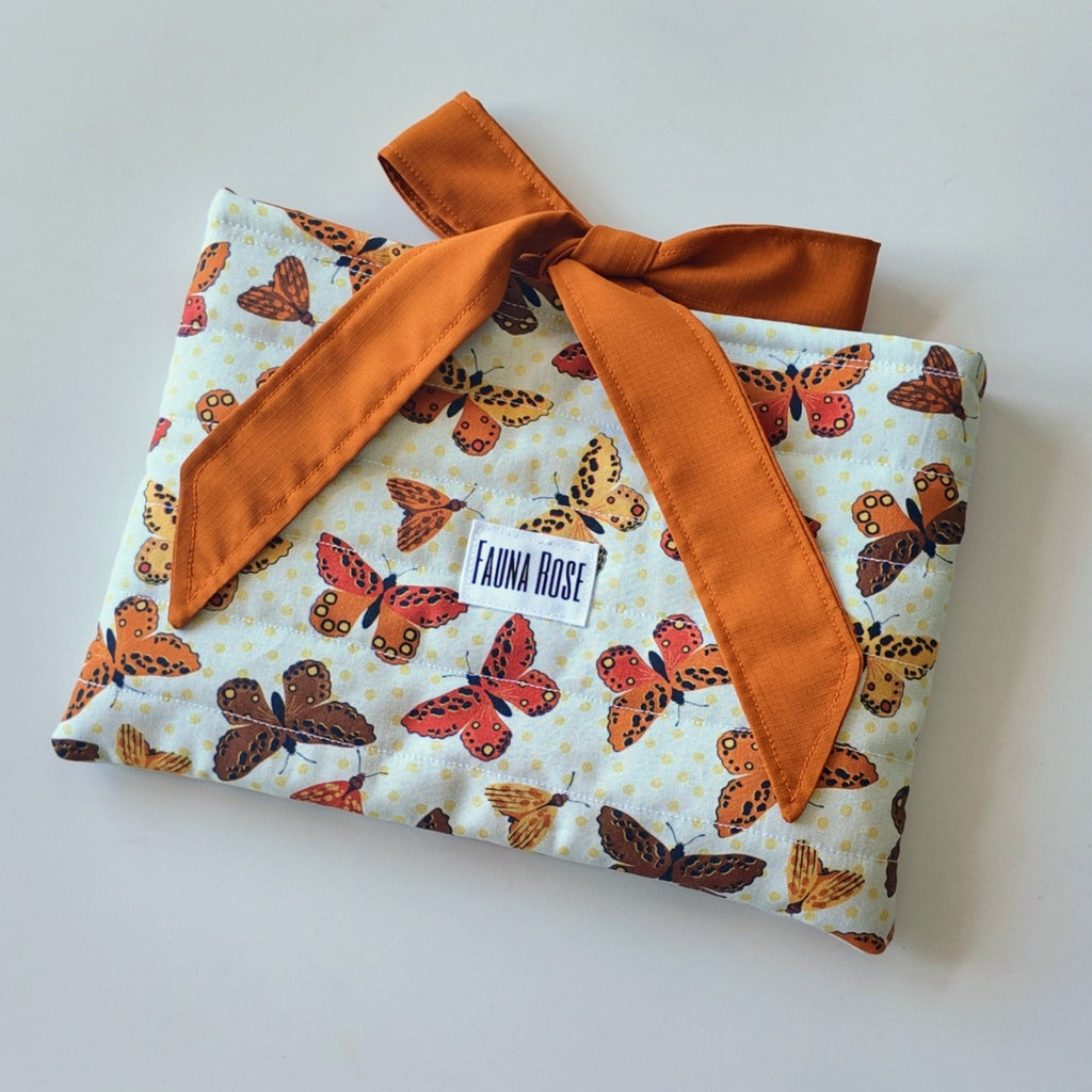 Autumnal Butterfly Book Sleeve - Medium