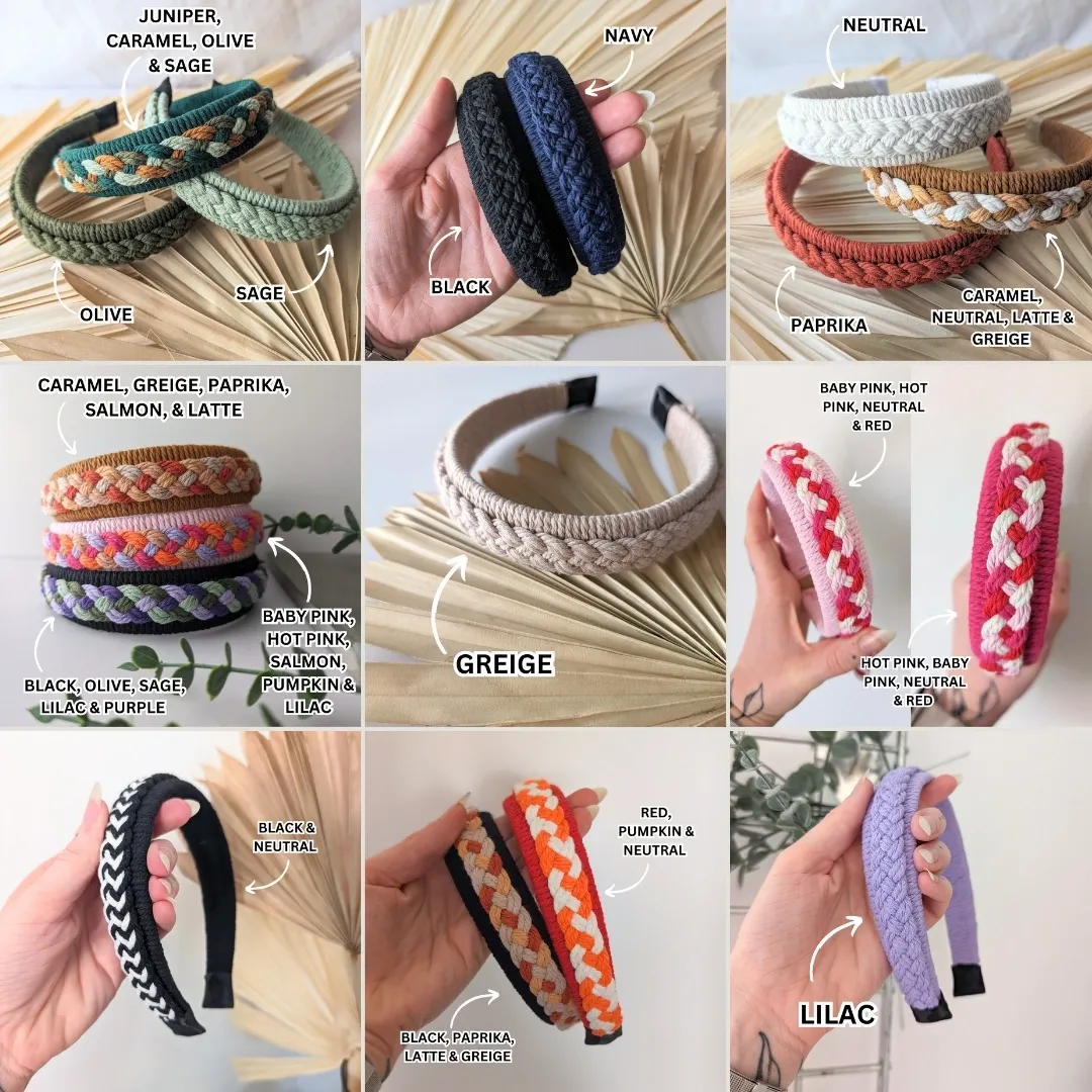 Custom Macramé Headband