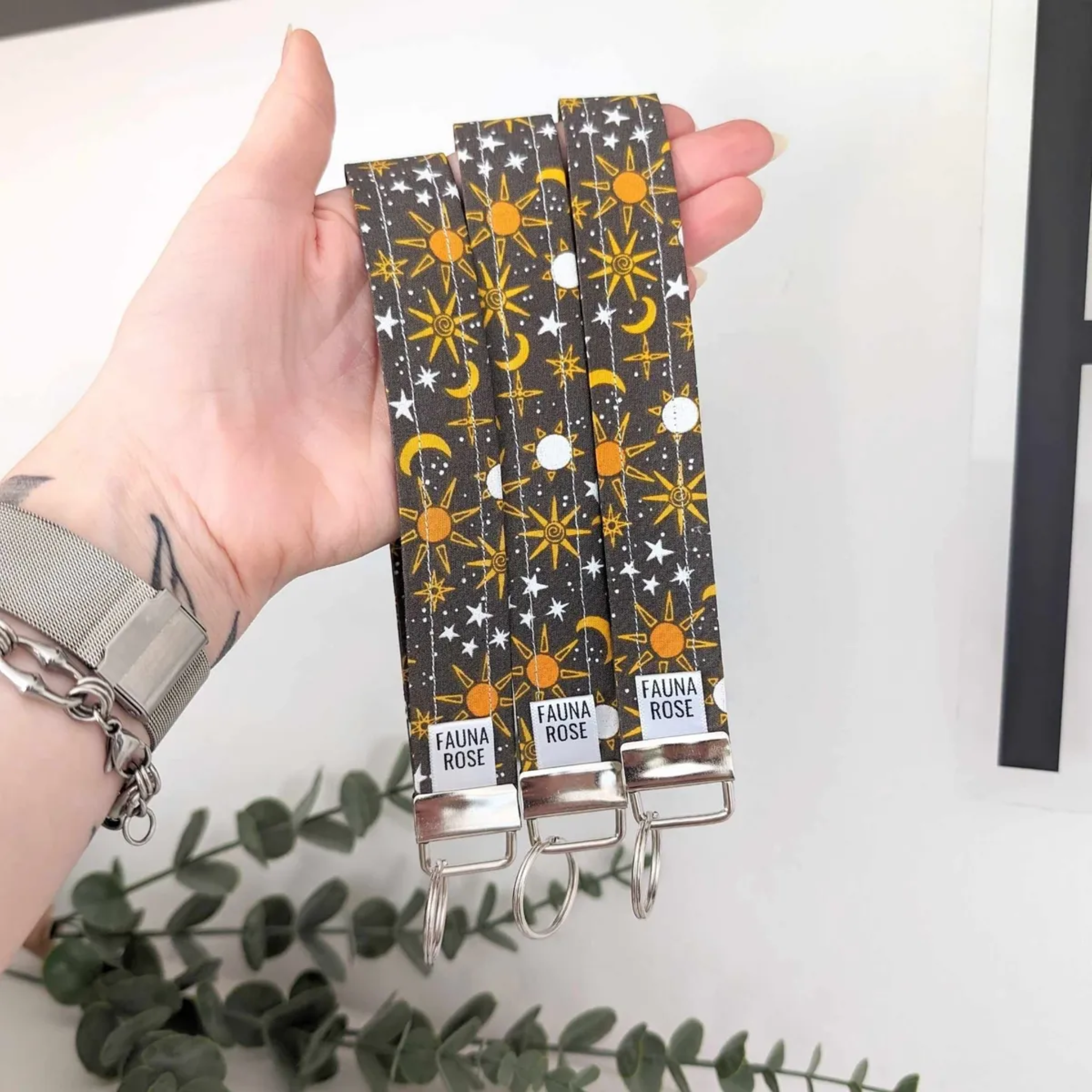 Boho Celestial Wristlet