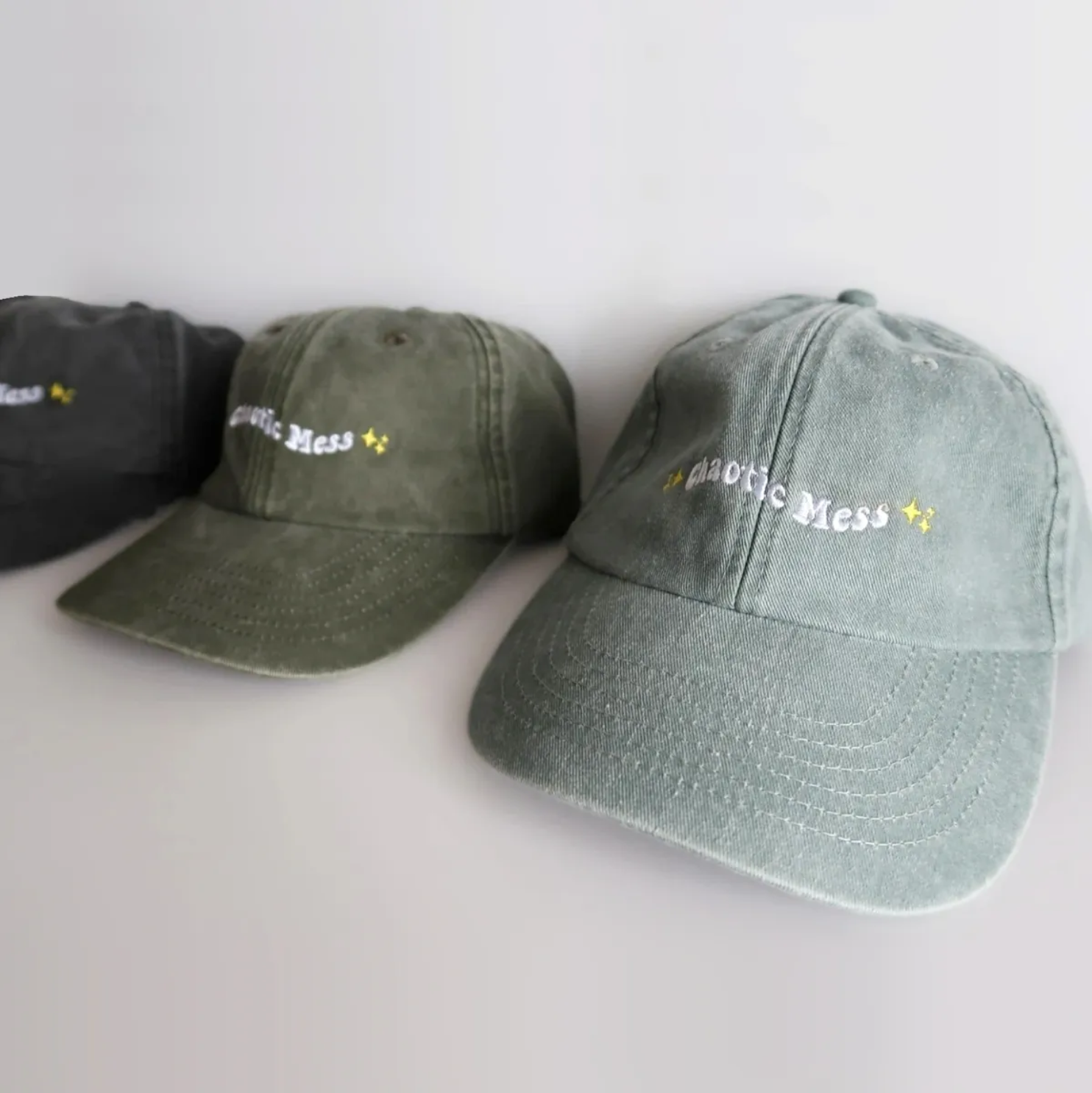 Chaotic Mess Vintage Style Cap