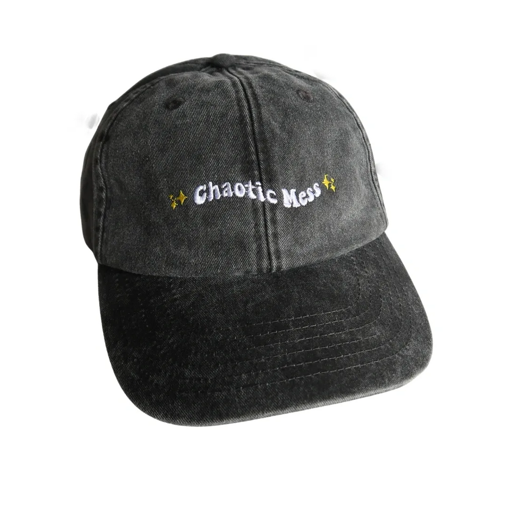 Chaotic Mess Vintage Style Cap