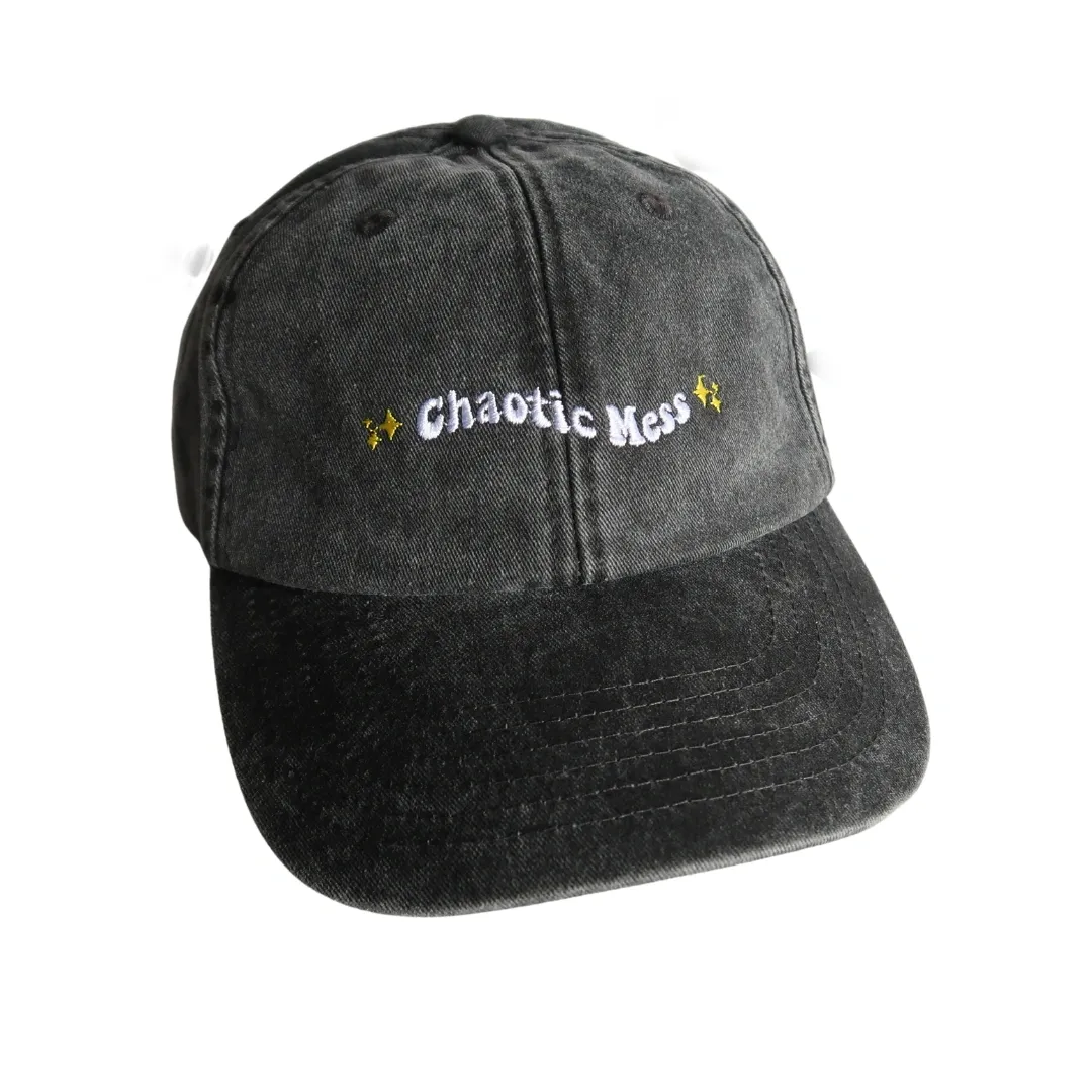 Chaotic Mess Vintage Style Cap