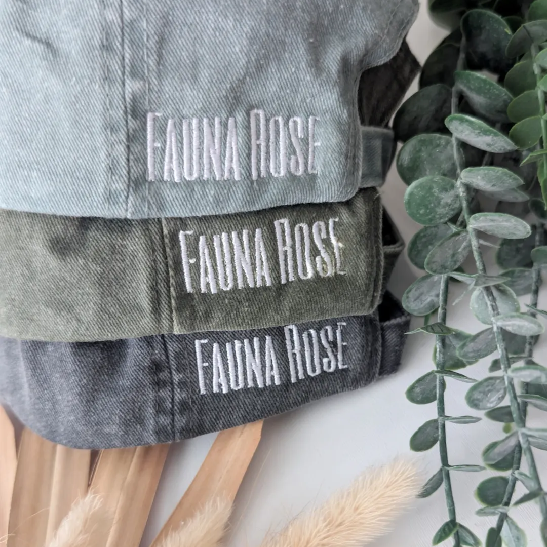 Chaotic Mess Vintage Style Cap