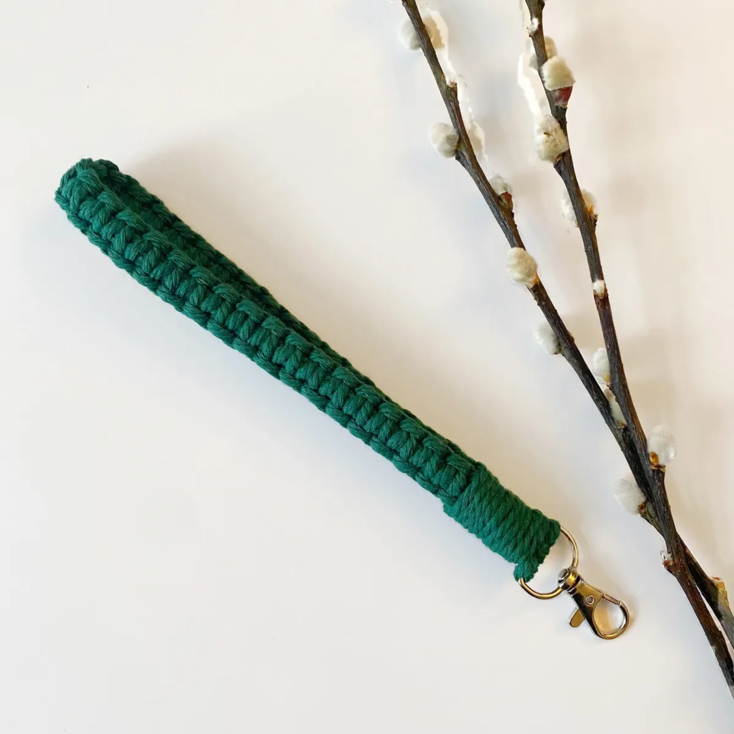 Juniper Macrame Wristlet
