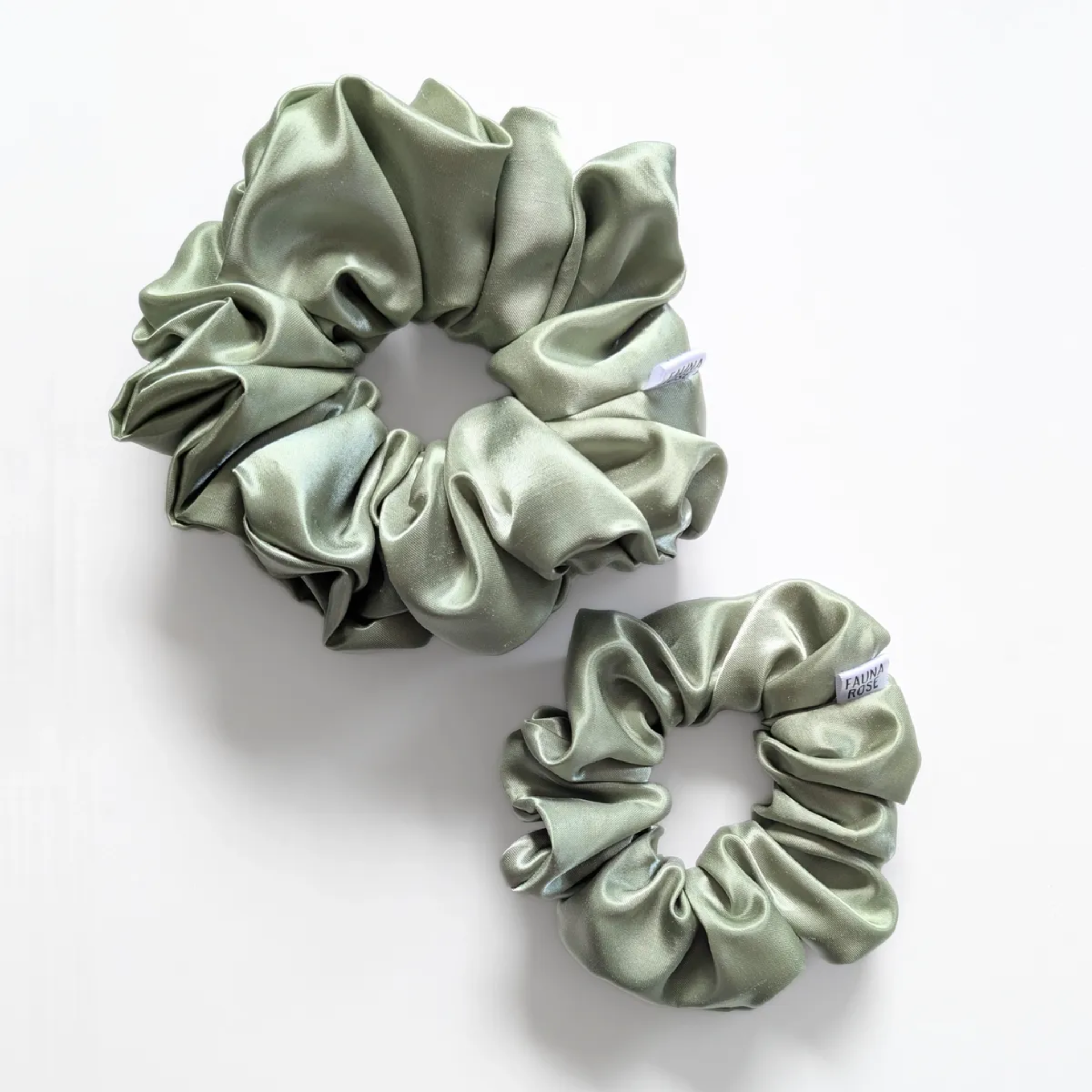 Sage Scrunchie XL + Mini