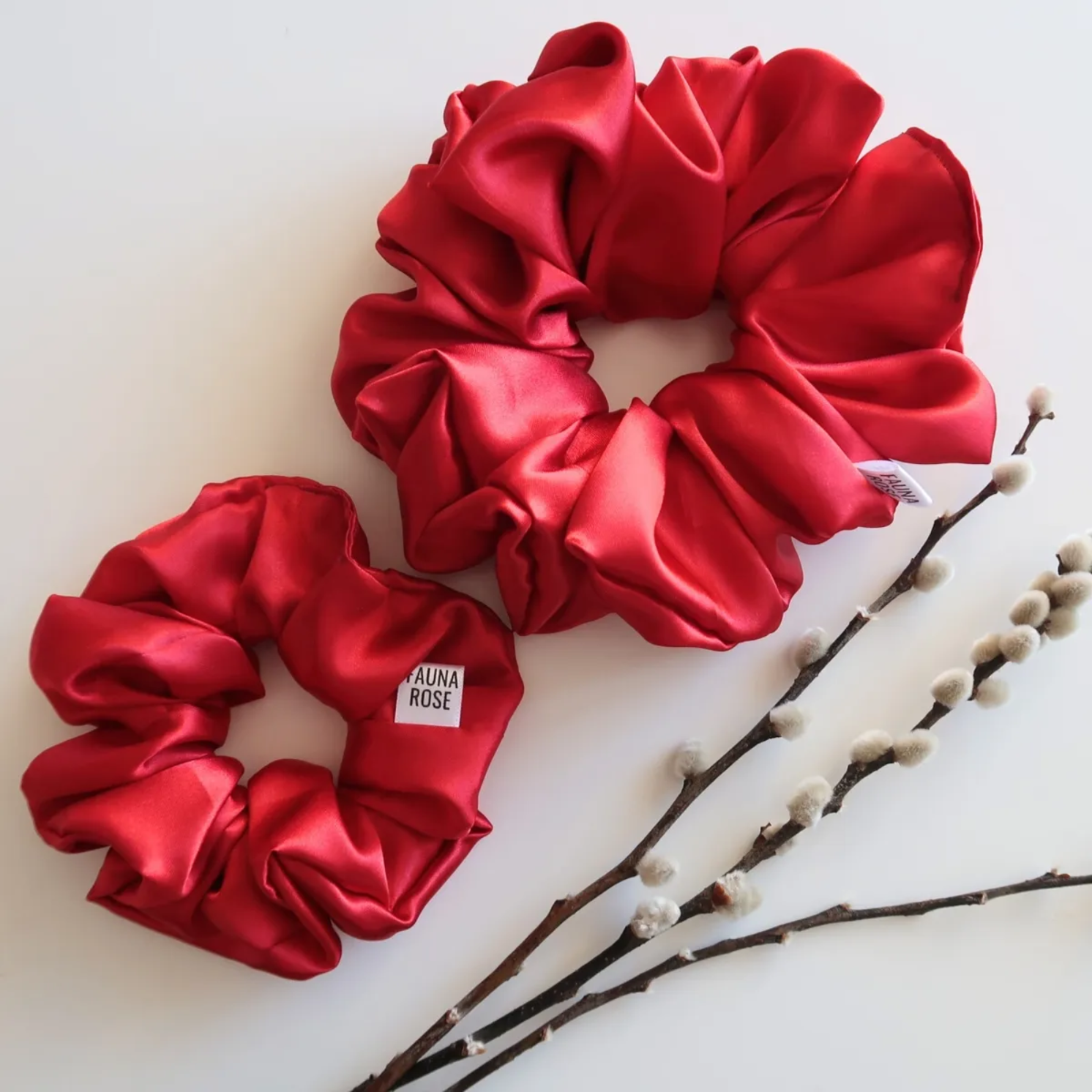 Ruby Scrunchie XL + Mini