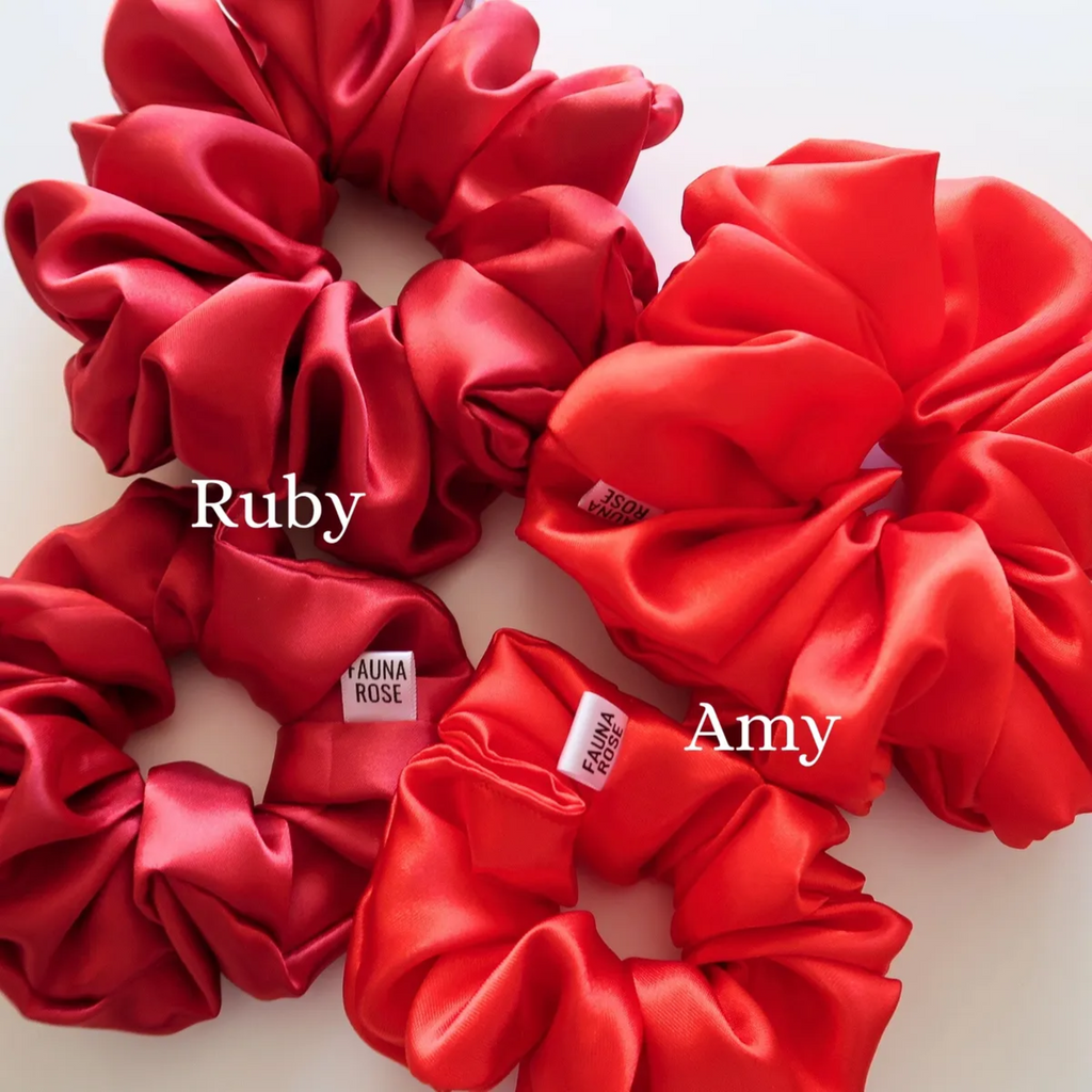 Ruby Scrunchie XL + Mini