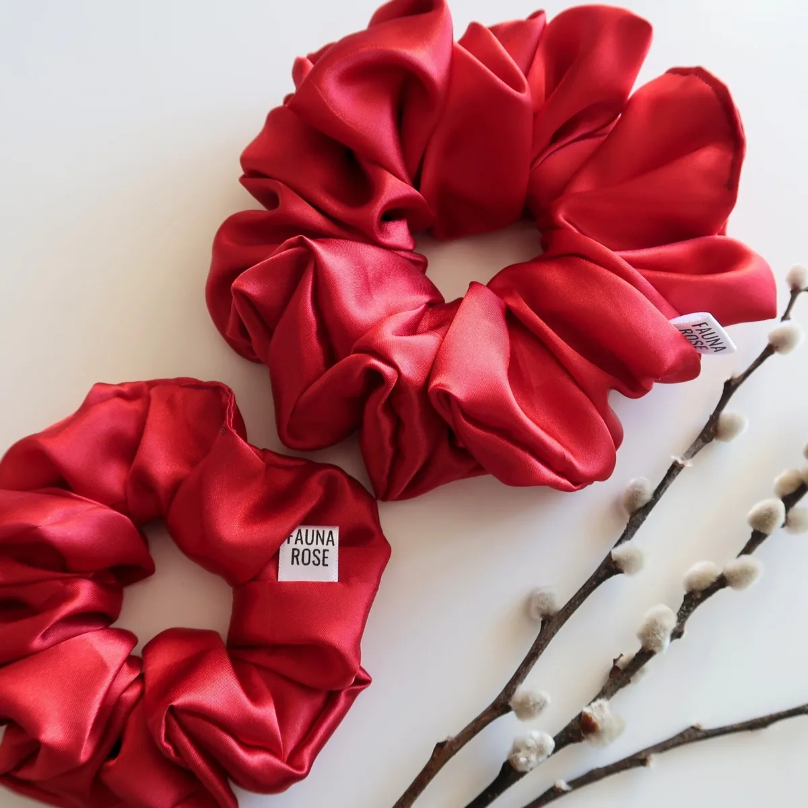 Ruby Scrunchie XL + Mini